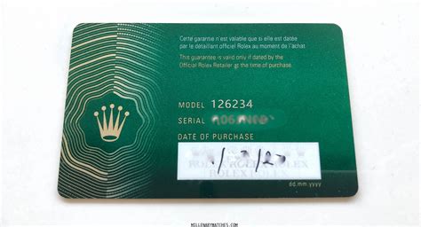 carte de garantie rolex|Rolex international guarantee.